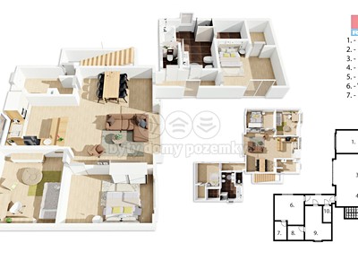 Prodej  rodinného domu 210 m², pozemek 642 m²